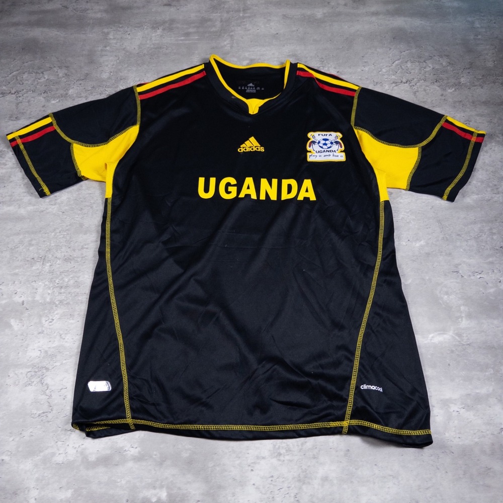 y2k adidas uganda soccer jersey mens xxl
